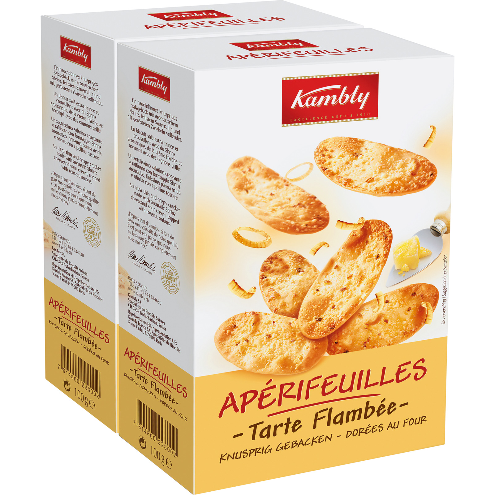 Kambly Apérif. tarte flambée 2x100g
