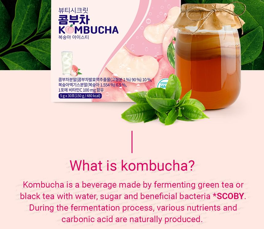 BOTO - Beauty Secret Kombucha Perzik IJsthee