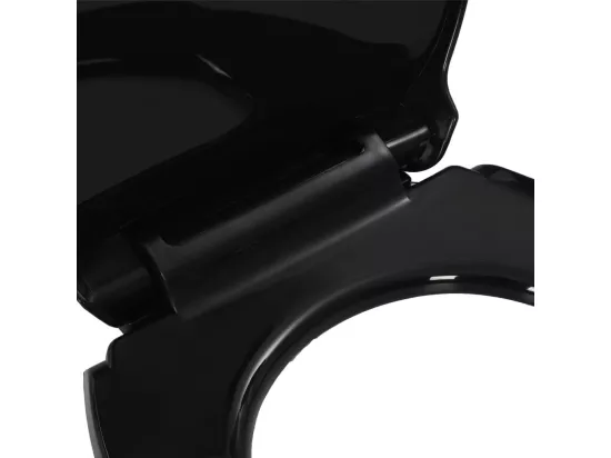 Abattant wc à fermeture noire 42.5 x 34 x 5 cm 02_0021274