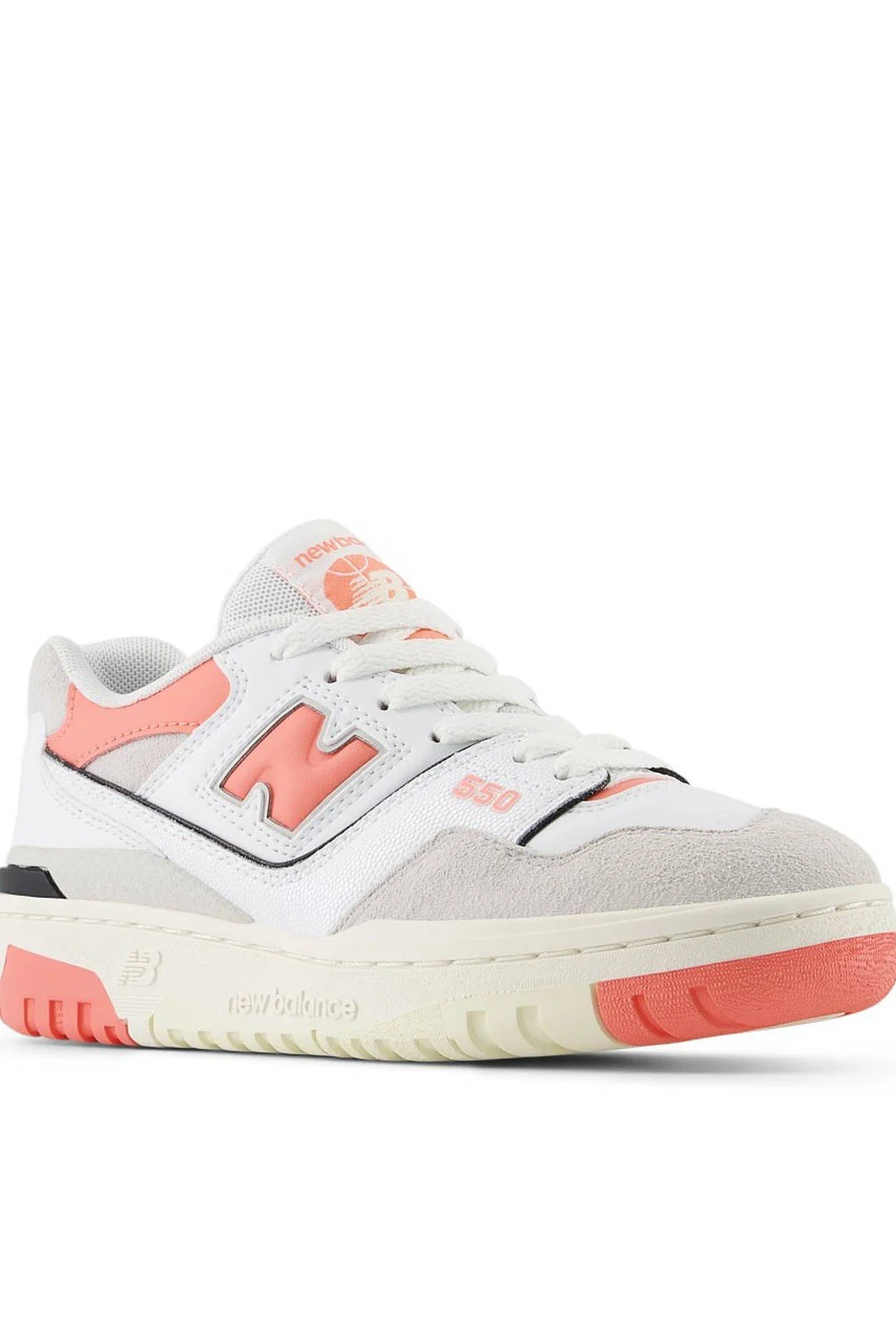 New Balance 550sneakers wit/zalmroze
