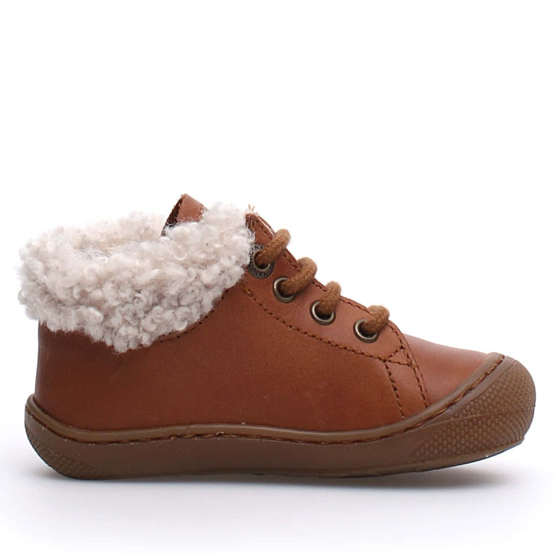 Naturino Naturino Cocoon Supersouple Coco Two Fourré Cognac