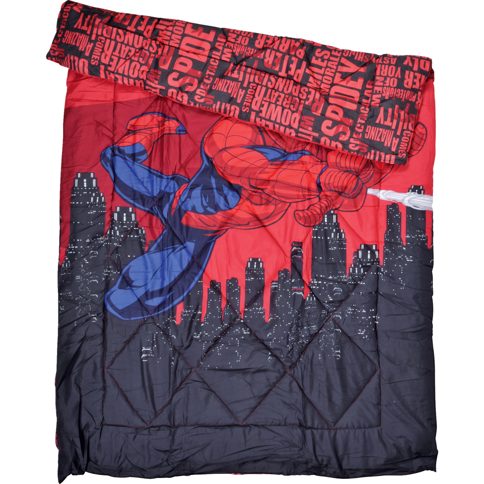 Bettdecke Polyester Spiderman Lazy Duvet schwarz