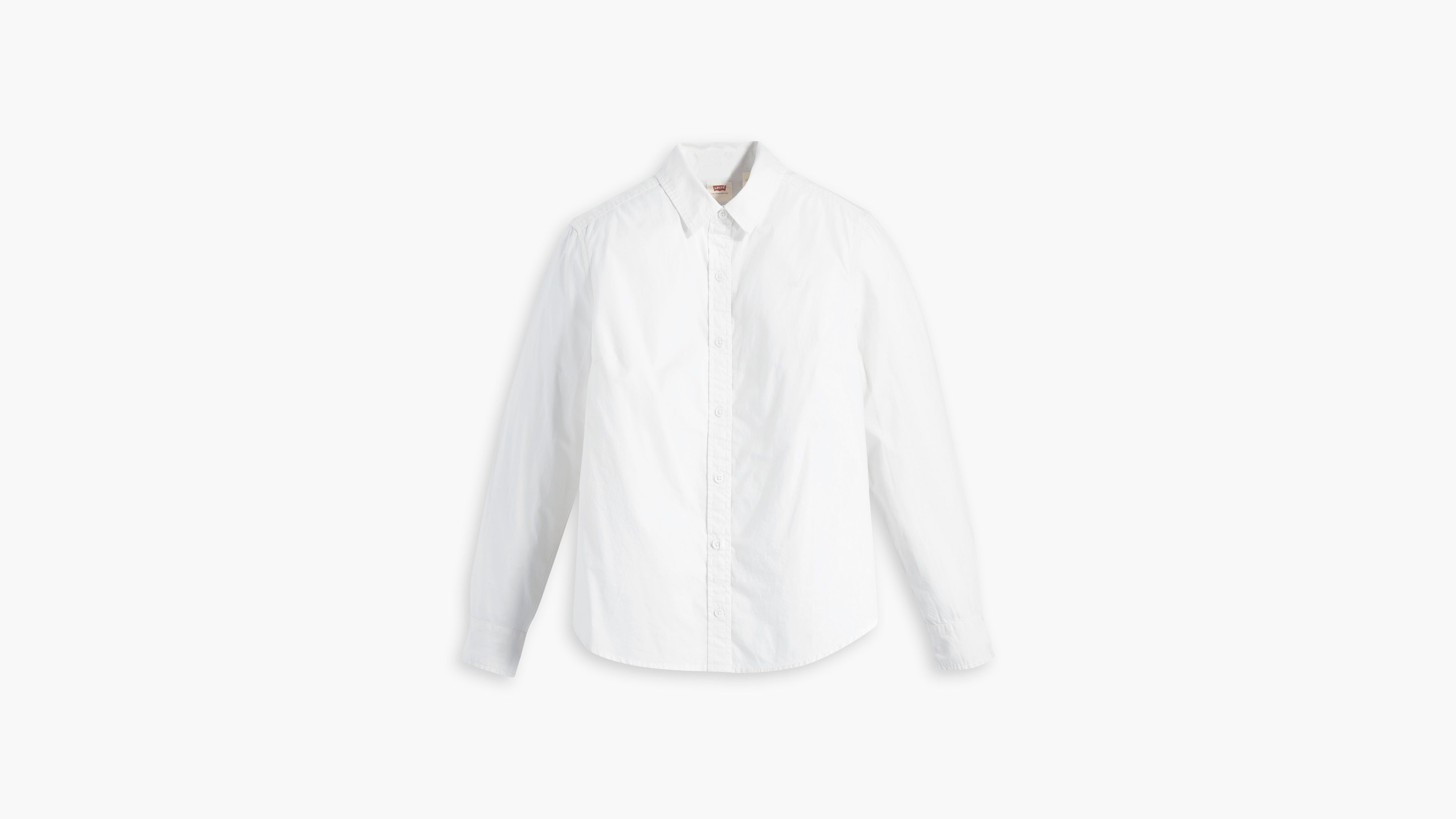 Classic Shirt - Bright White Plus Poplin - White