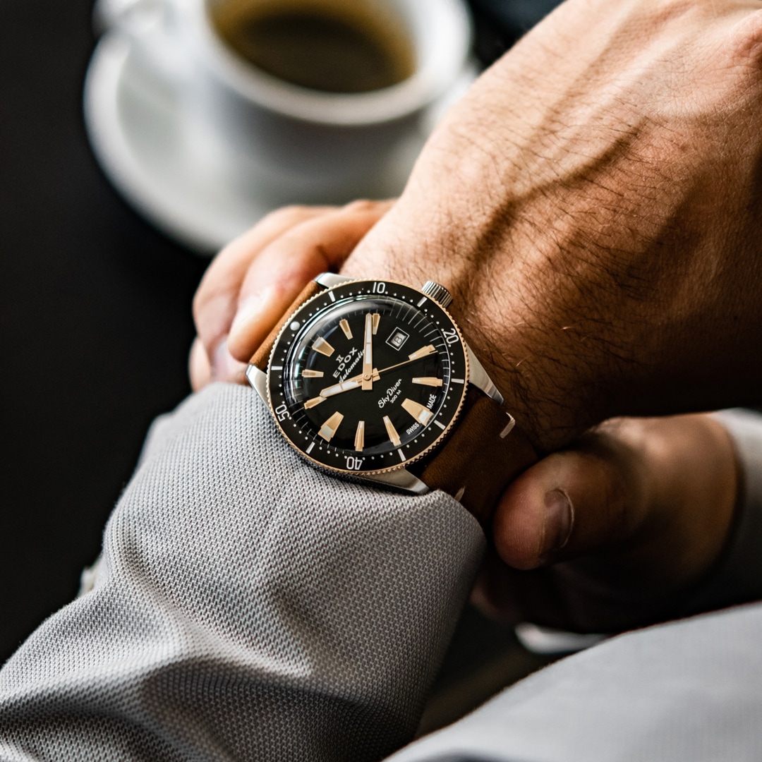 Edox SkyDiver Date Automatic Limited Edition