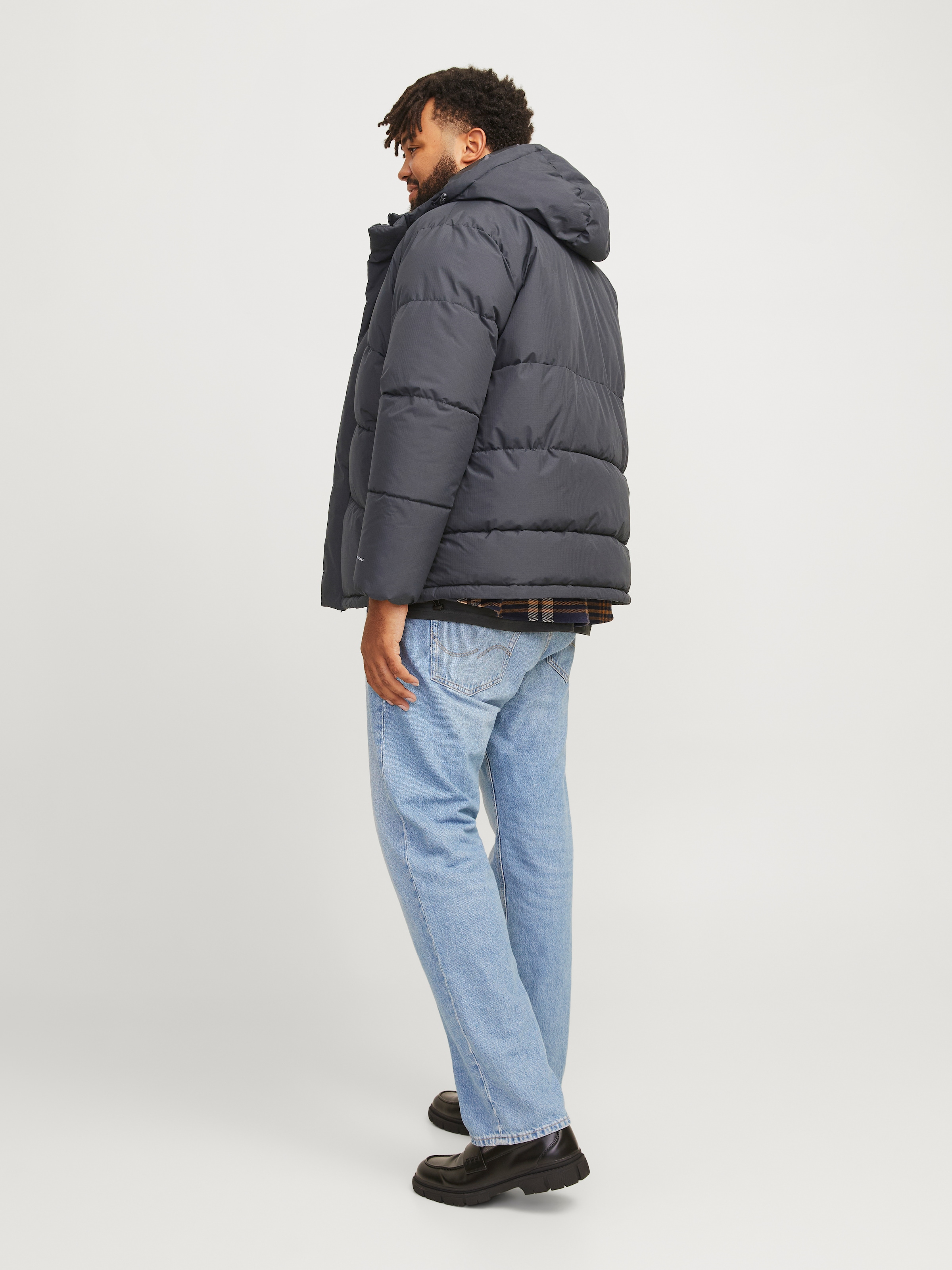 Jack & Jones PlusSize Steppjacke »JJWORLD PUFFER JACKET PLS« mit Kapuze