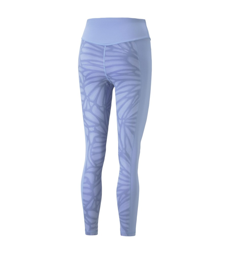 Legging Puma Train Favorites AOP Cintura Alta 7/8 lilás