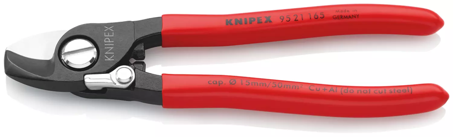 Knipex 9521165 Kabelschaar met openingsveer - 165mm