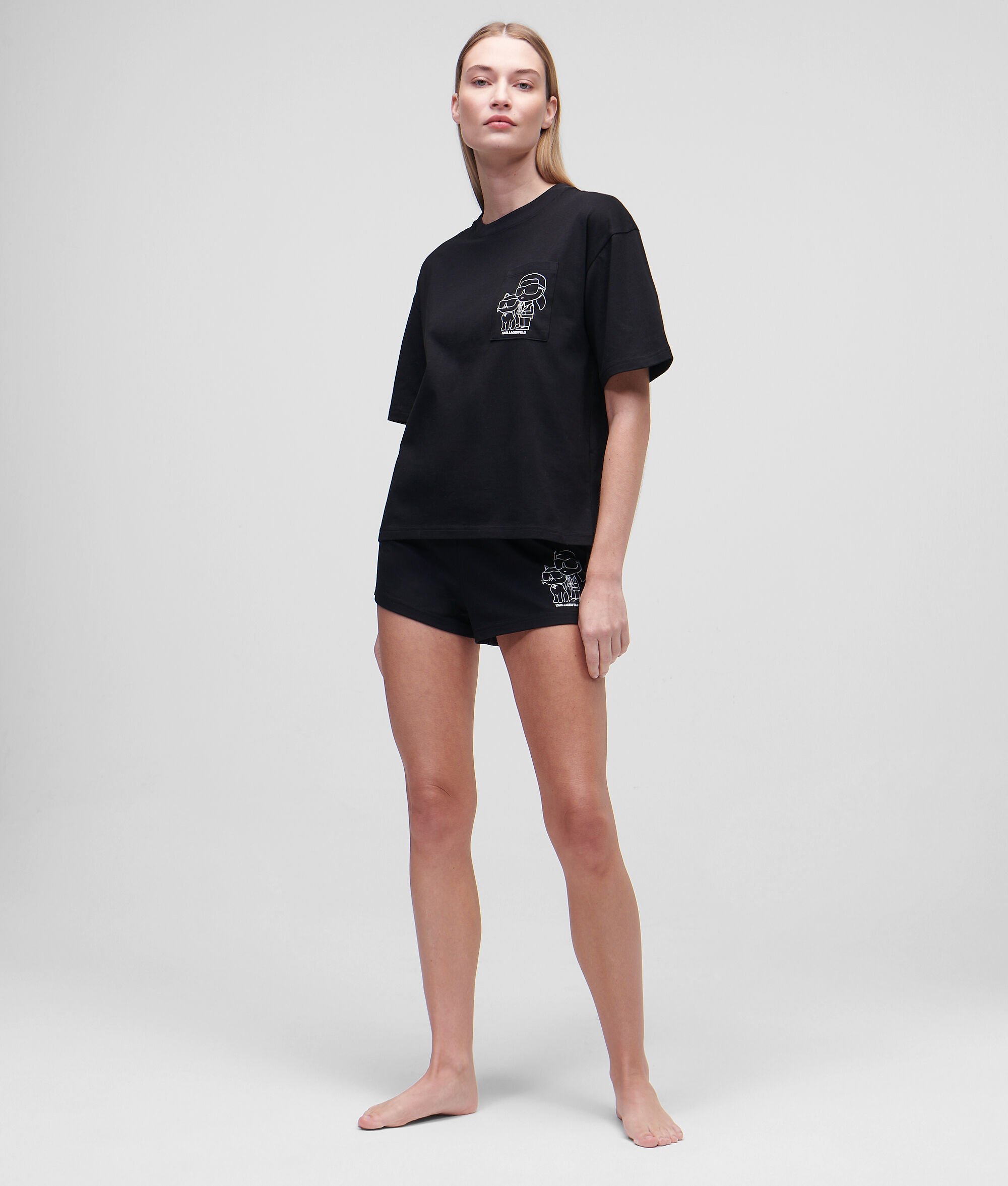 ENSEMBLE SHORT ET T-SHIRT KARL IKONIK