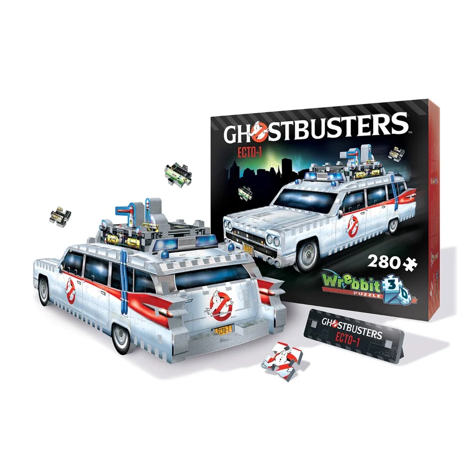 Wrebbit 3D Puslespil - Ghostbusters - Ecto-1
