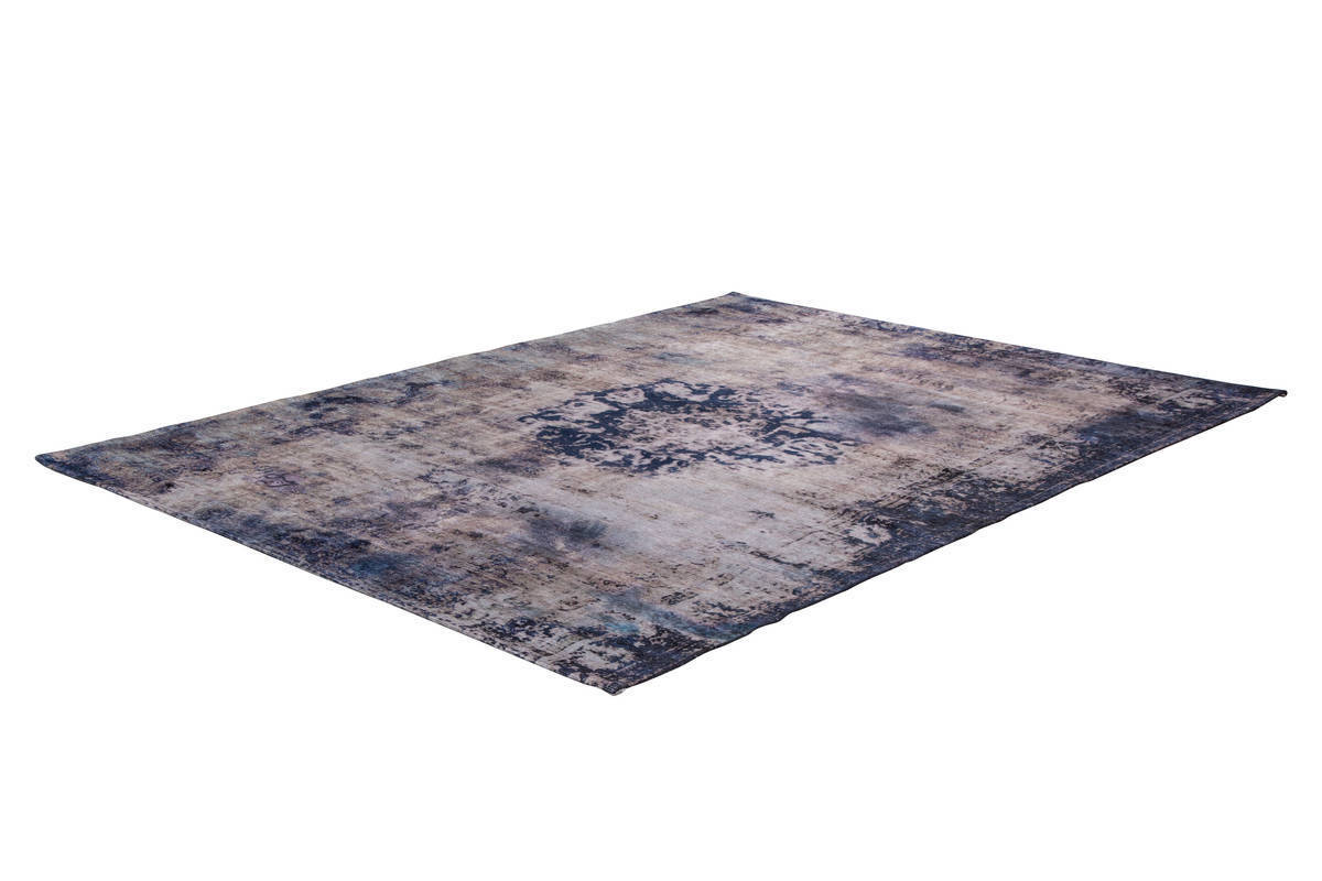 Teppich - blau - Vintage-Look - 140x200 cm