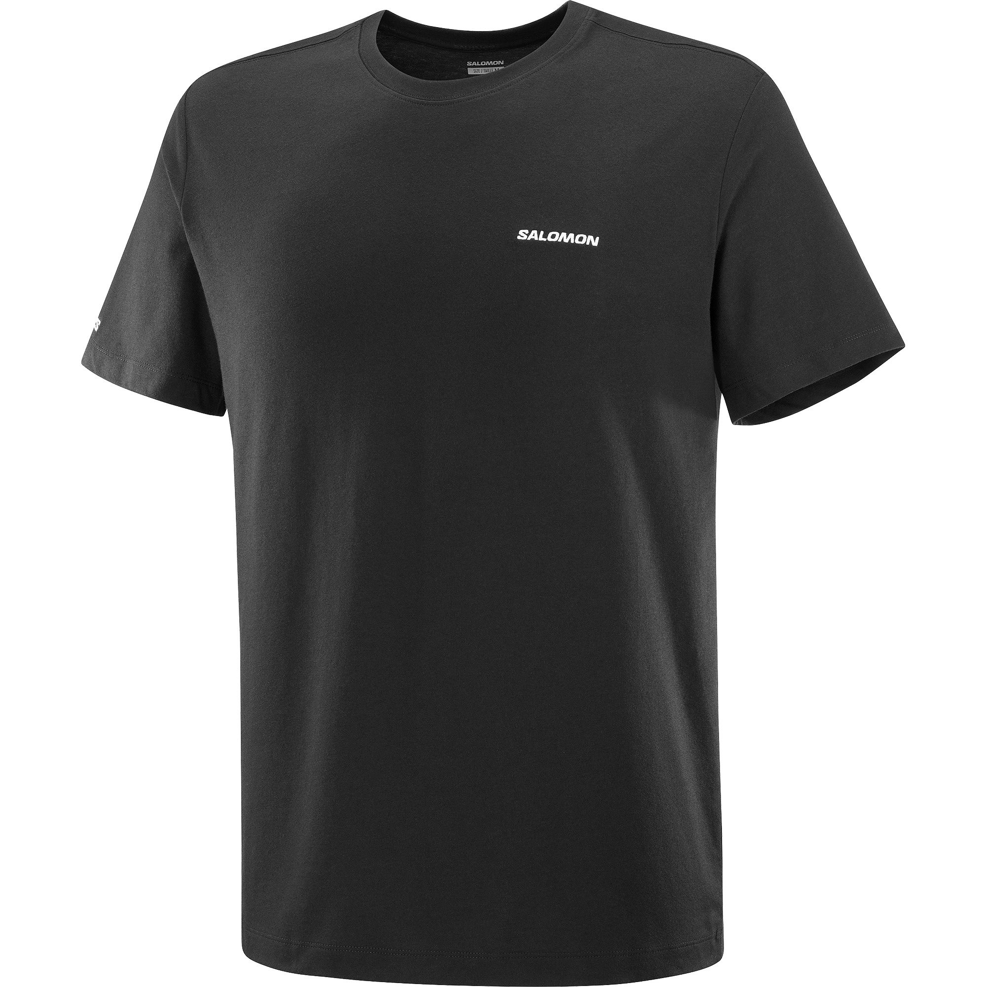 Salomon Logo Regular T-Shirt Herren schwarz