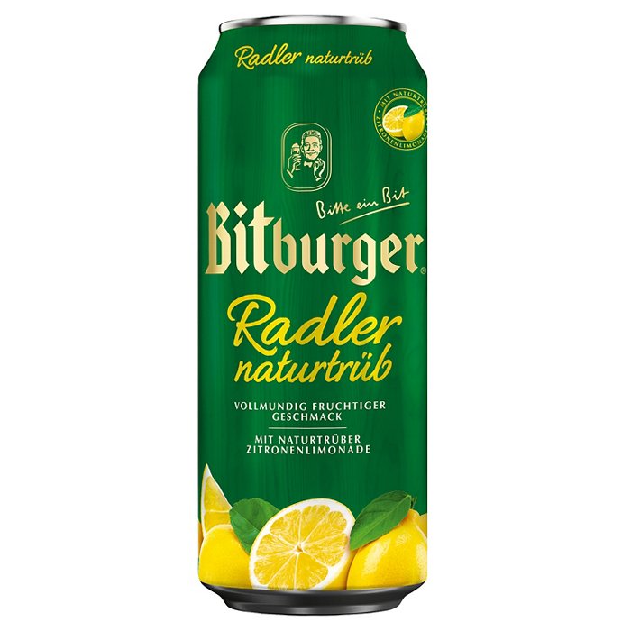 BITBURGER Radler Naturtrüb 0,5 l