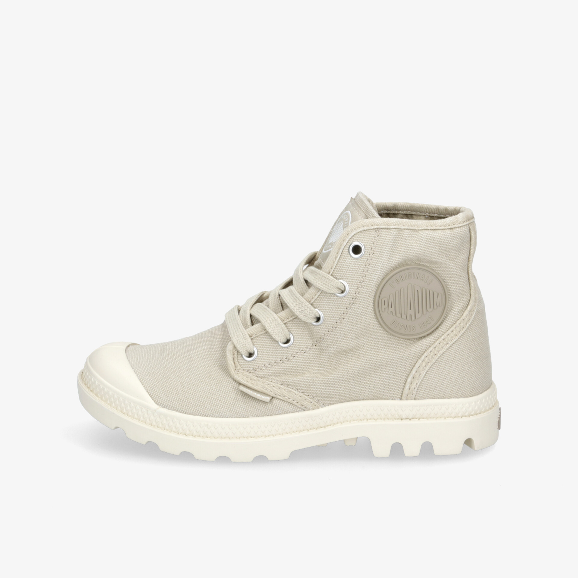 PALLADIUM WOMENS PAMPA HI Damen Leinenschuhe beige
