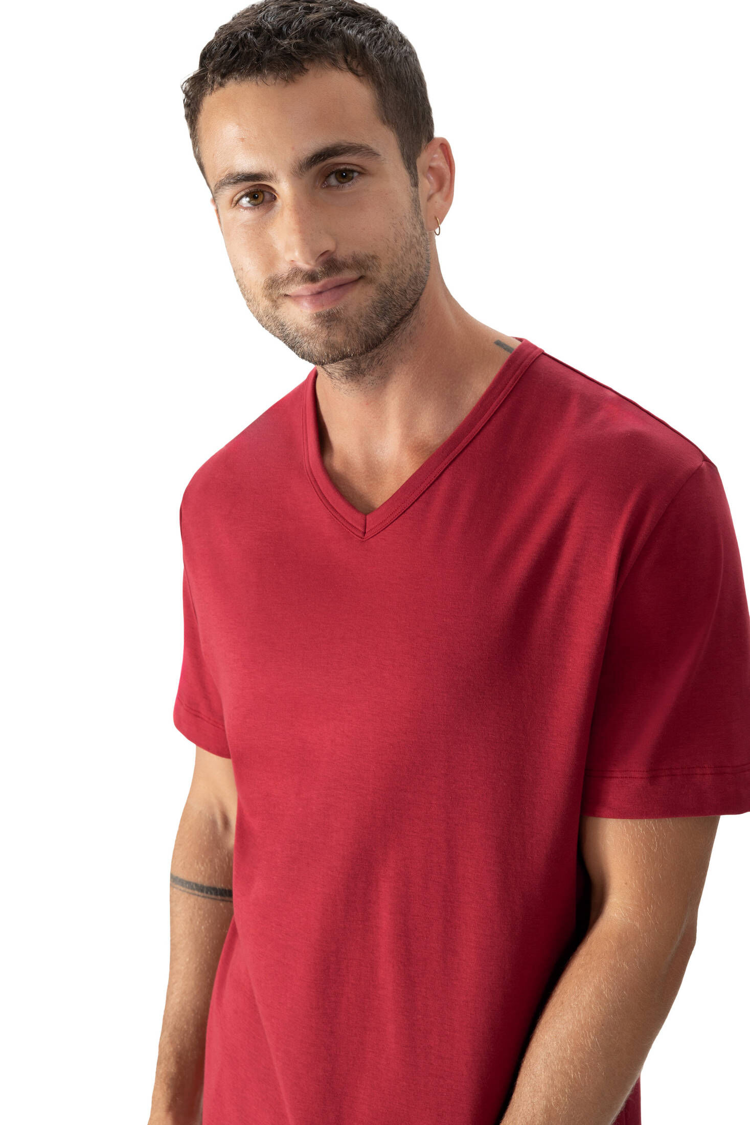 mey| Herren T-Shirt Serie Solid Night