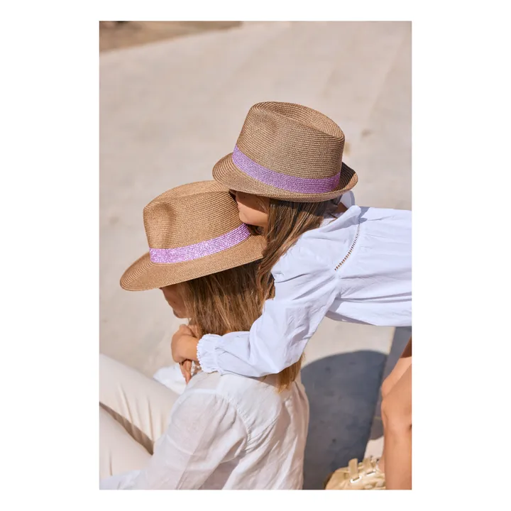 Lastelier Chapeau Portofino Lurex | Rose