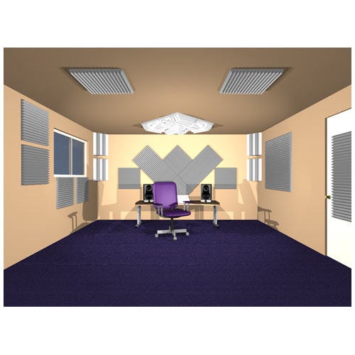 Auralex Deluxe Plus Roominator CHA Charcoal set grijs