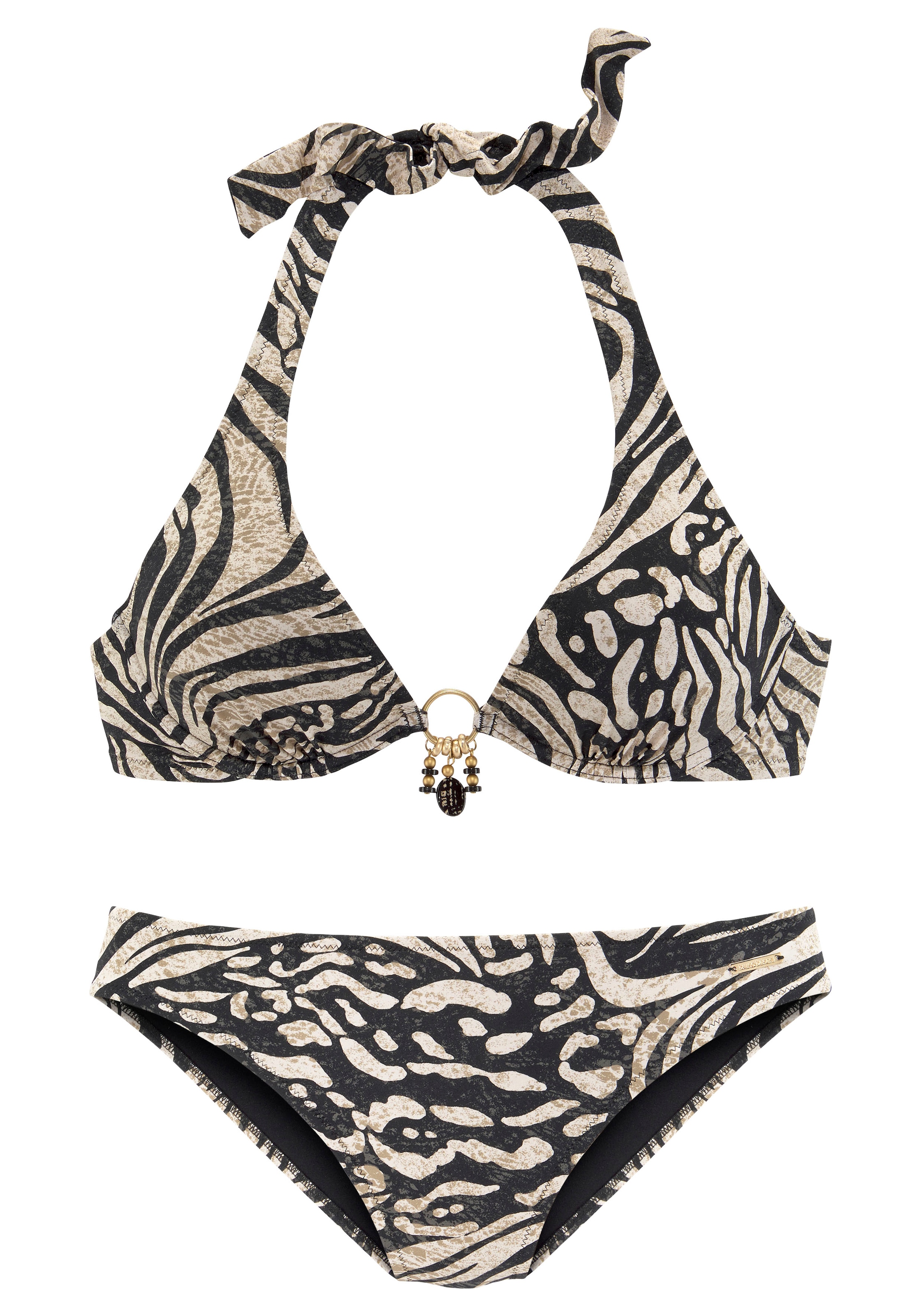 Bruno Banani Bügel-Bikini , in trendigem Animalprint