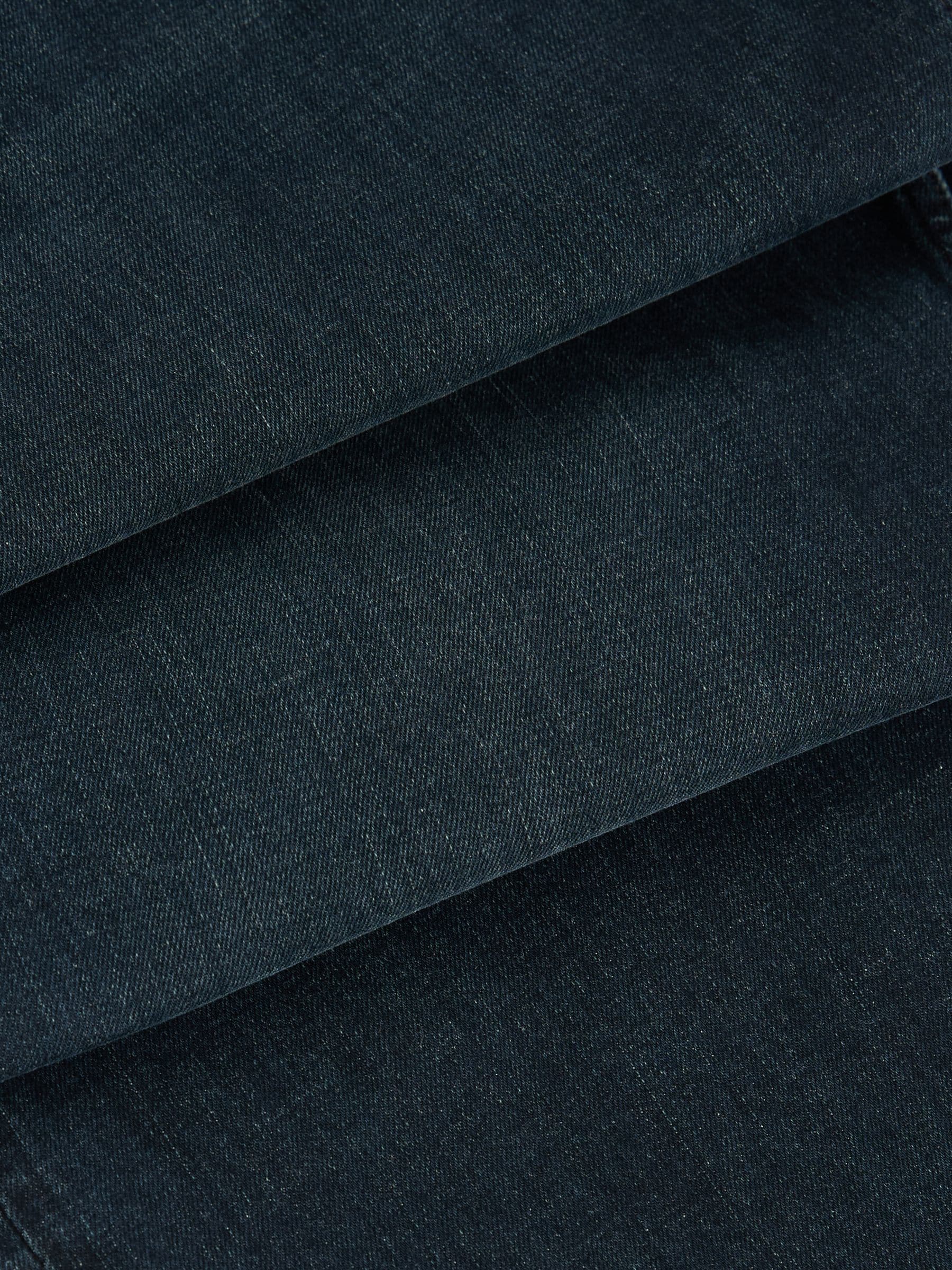 Donkerblauwe wassing - Enkele - Slim fit klassieke stretchy jeans