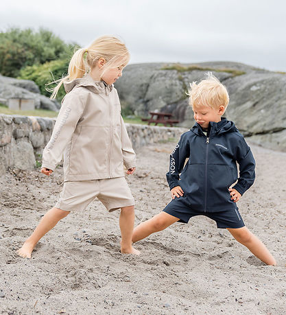 Didriksons Sommerjacke - Himbeere - Strandbeige