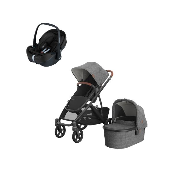 UPPAbaby VISTA V3 Kinderwagen 3-in-1 - Dillan | Joolz X Maxi-Cosi Pebble 360 Pro 2 Autostoeltje