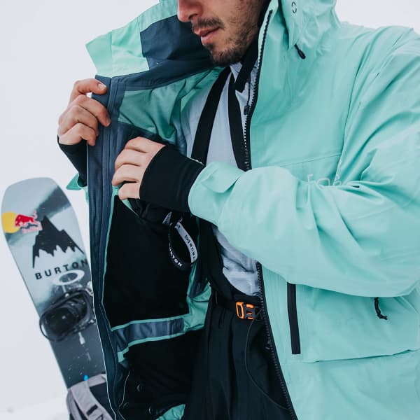 Veste snowboard BURTON M AK GORE HVR SR JK POWDER MINT