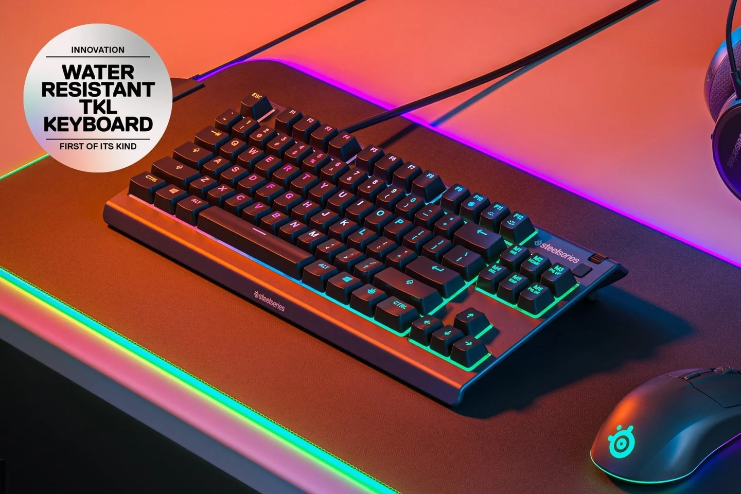 Steelseries - Apex 3 TLK Gaming Keyboard - Nordic Layout
