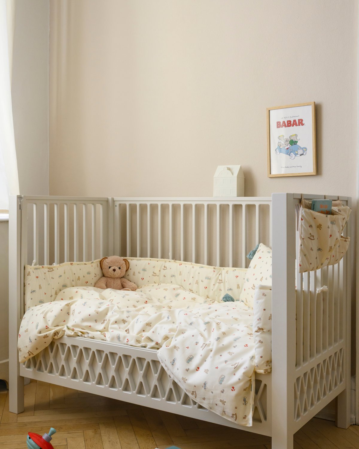Sengekant Sprinkelseng 60×120 – Økologisk | Cot Bumper