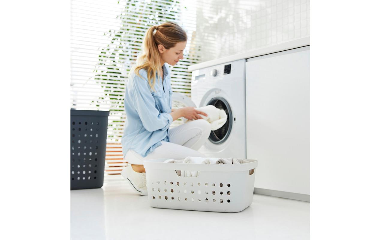 Wäschekorb Jona 39 l, WeissWäschebox
