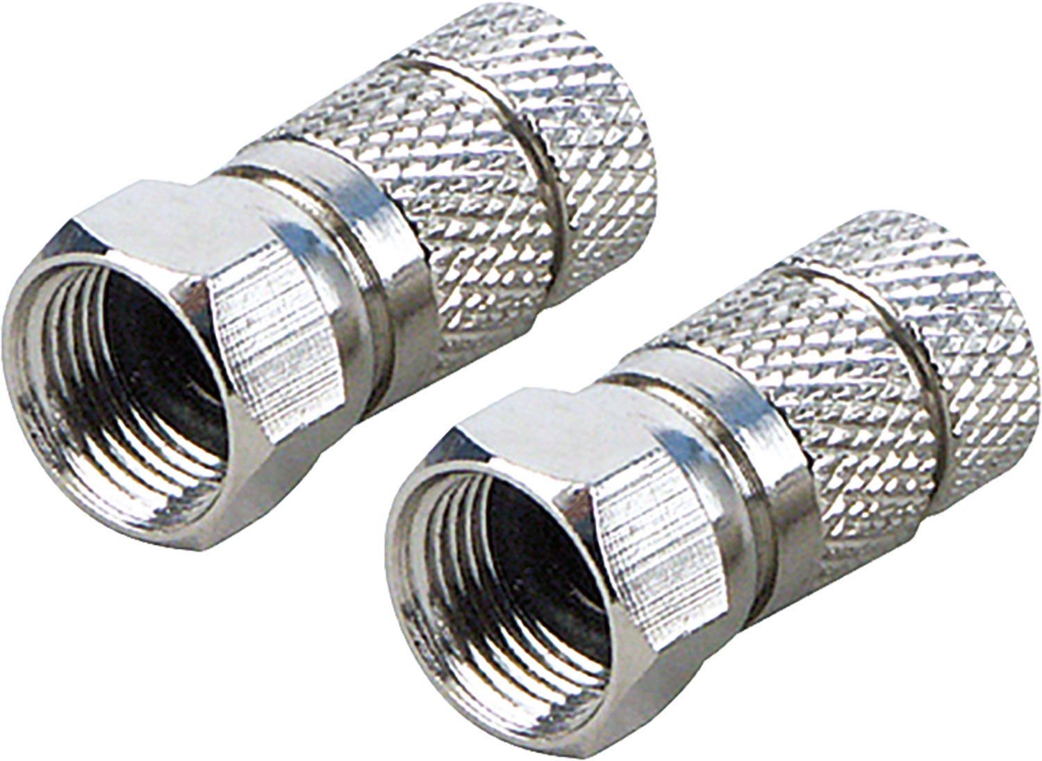 Schwaiger 2 x 7 mm HQ F twist-on connector