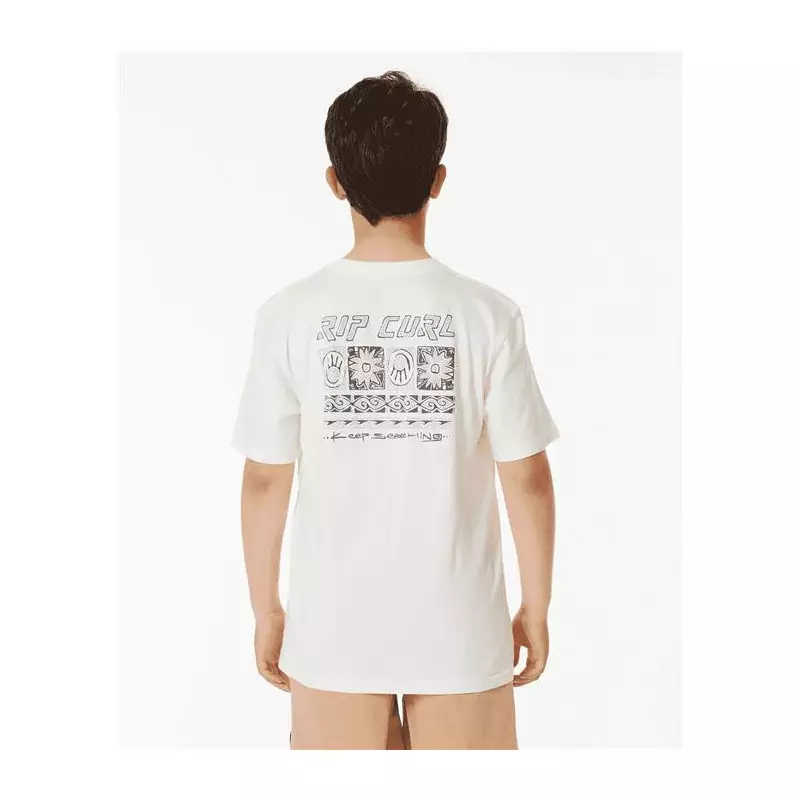 Teeshirt junior RIPCURL Pure Surf Searching Tee -Boy Bone