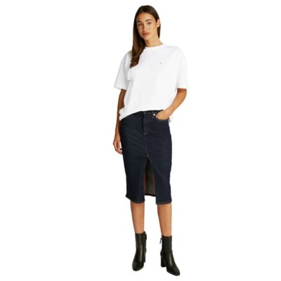 Tee-shirt à manches courtes femme Script Institutional CALVIN KLEIN