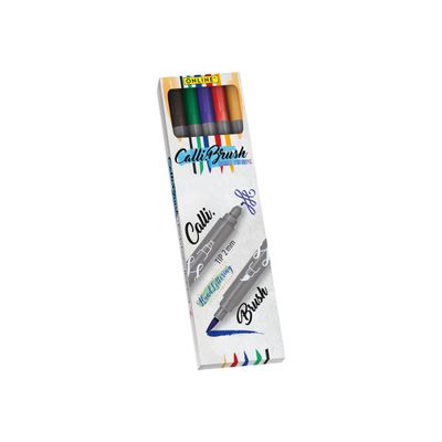 Online Calli.Brush Classic - 5 Feutres stylos pinceaux à double embout - couleurs classiques assorties
