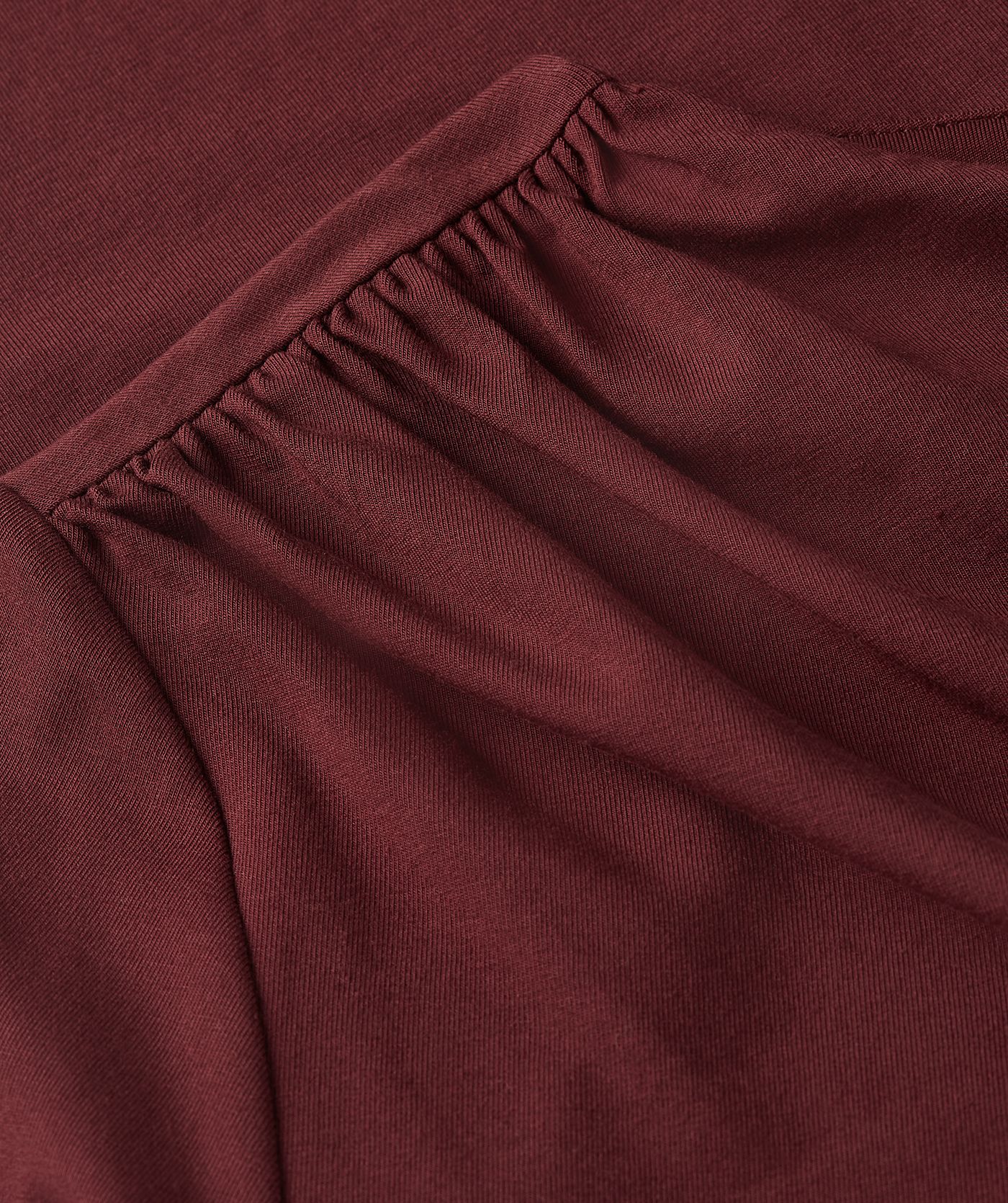 JV-LENIE slim fit top - burgundy