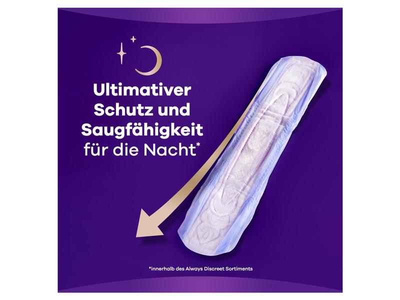 Always Inkontinenz Einlagen Discreet Ultimate Night 48 Stüc Hochwertige Inkontinenzeinlagen bei Blasenschwäche