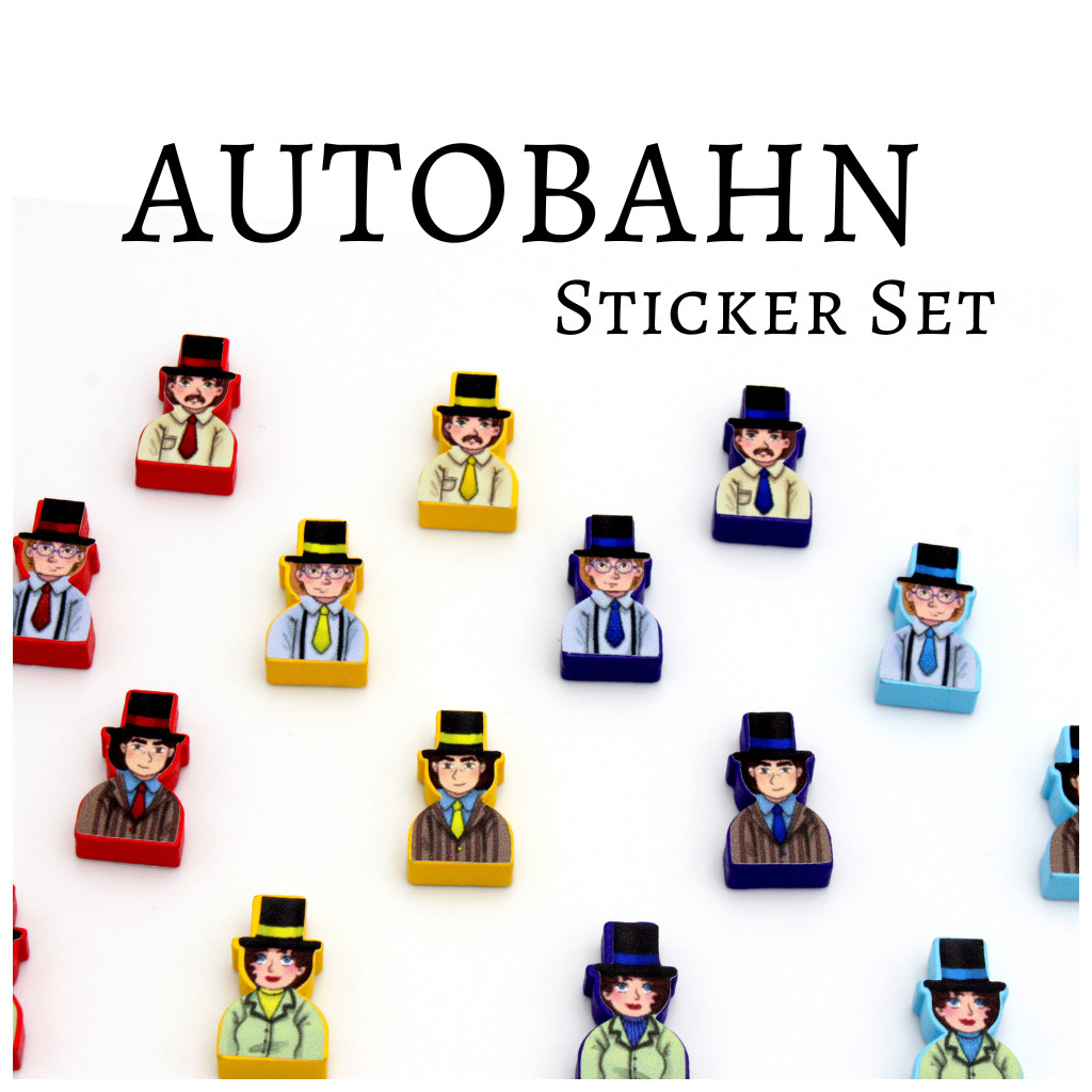 Autobahn - Set d'autocollants