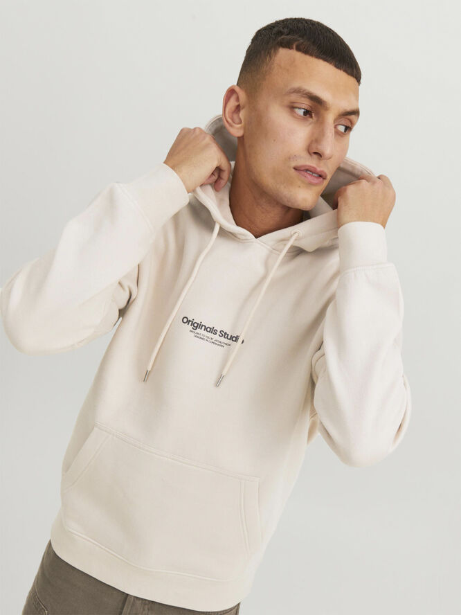 Jack & Jones JORVESTERBRO SWEAT HOOD NOOS Moonbeam