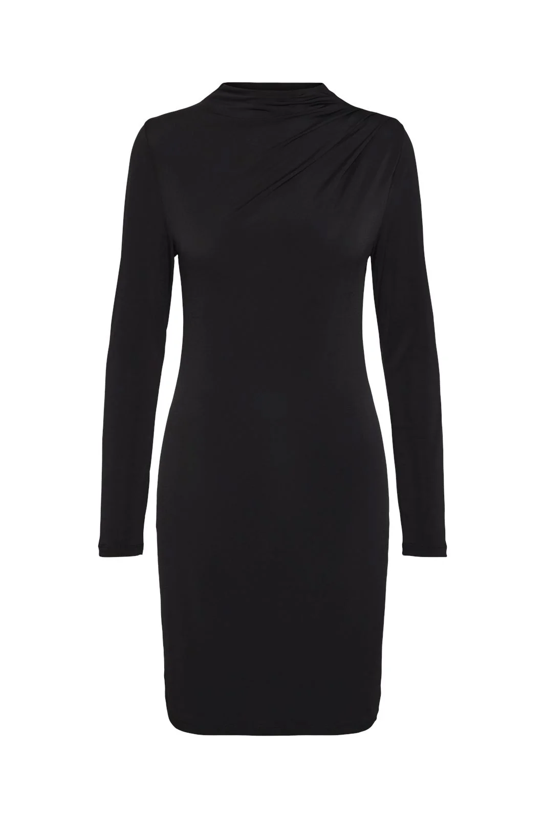 Pieces Pcmadison Ls Draped Dress
