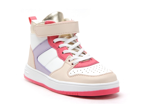 Bopy boots bottine enfant lacota blanc