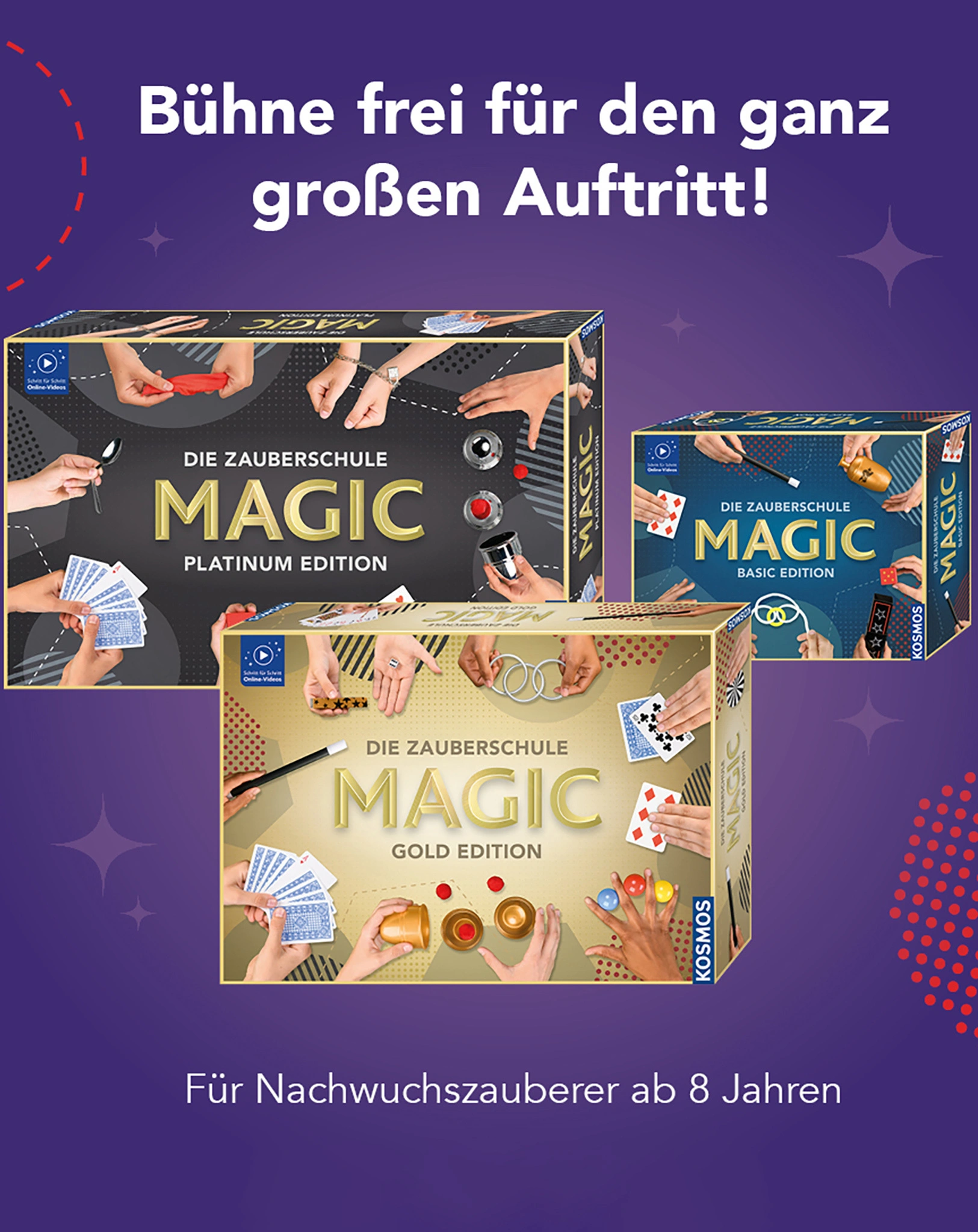 Experimentierkasten ZAUBER-TRICKS in bunt