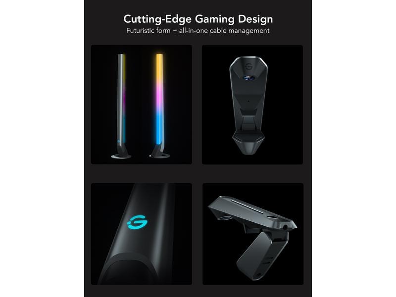 Govee Pro Gaming-Licht DreamView G1, RGBIC, WiFi Smarte Hintergrundbeleuchtung für PC 24-29 Zoll