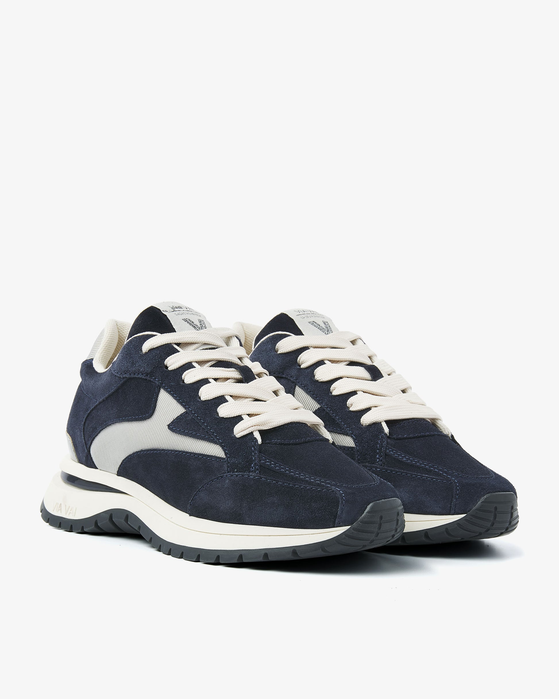 VIA VAI blauwe dames sneakers Usher Riggs
