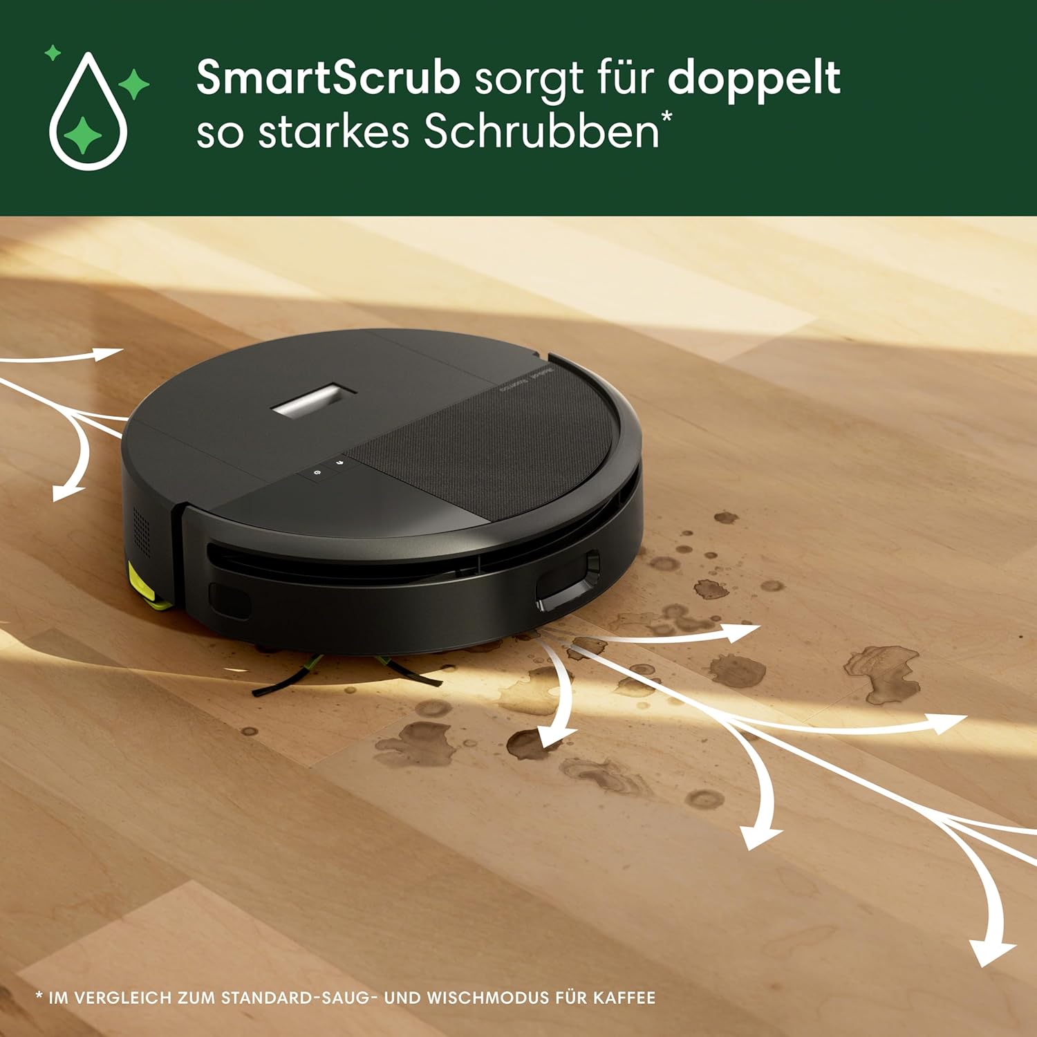 iRobot Roomba 205 DustCompactor Combo Saugroboter – Automatische Staubverdichtung im Roboter, kein Entleeren für 60 Tage, Beutellose, Power-Lift-Saugkraft, Wischen, LiDAR