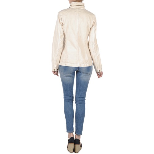 Gant - COTTON LINEN 4PKT JACKET - CrÃ¨me