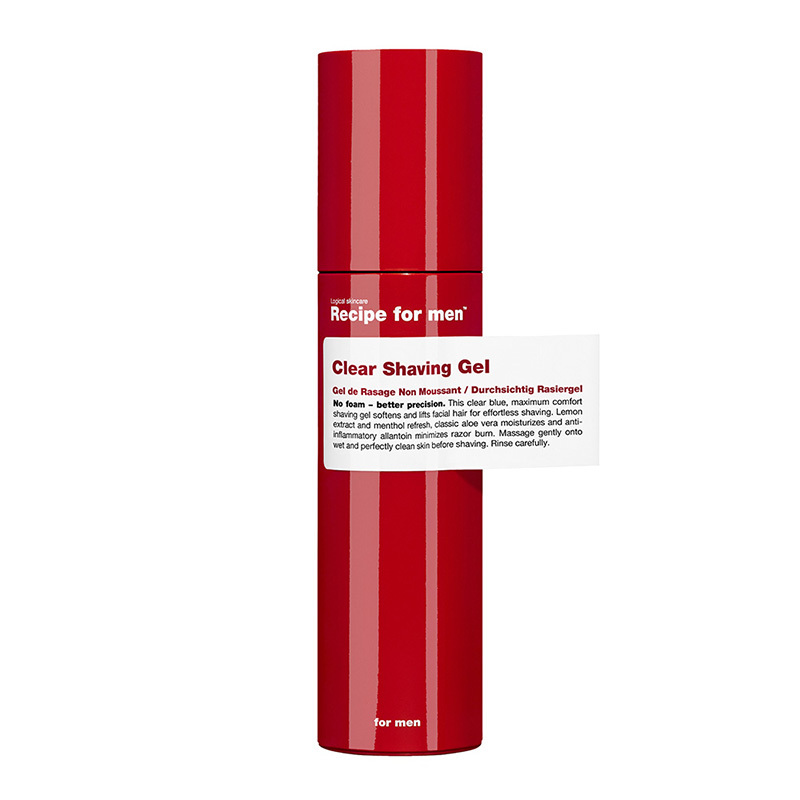 Recipe for Men Clear Shaving Gel