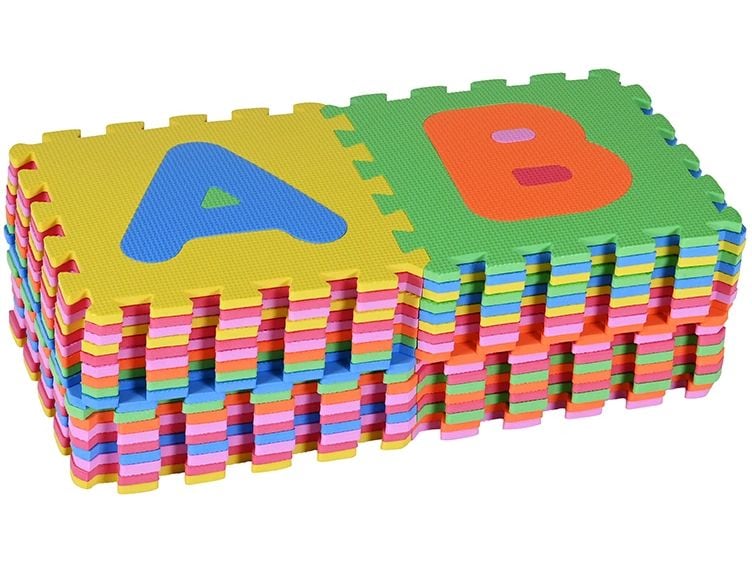 Knorrtoys Puzzlematte ABC   Zahlen /36 tlg/30 cm Mit 36 Puzzleplatten