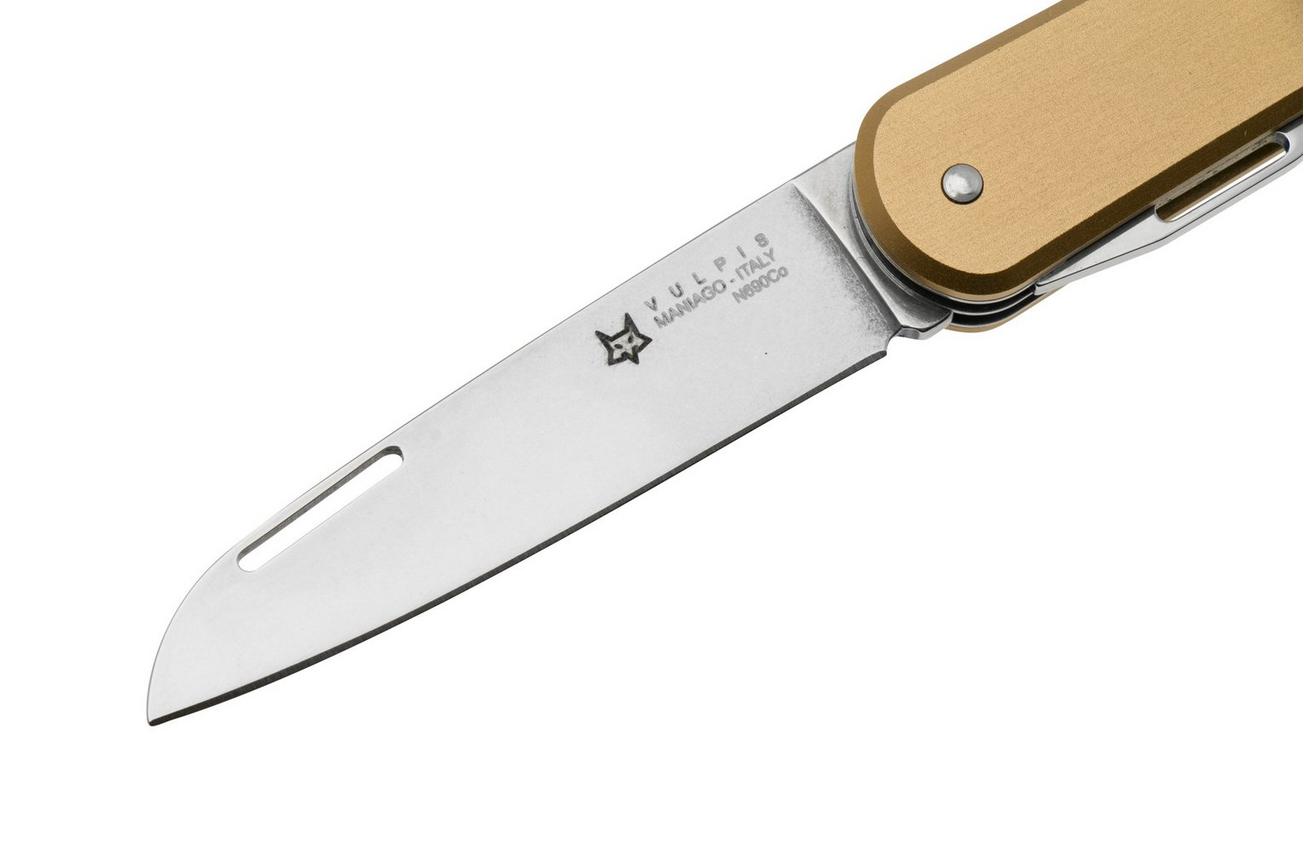 Fox Vulpis KA-VP130-3BR, 3 Tools, Aluminium Bronze, Zwitsers zakmes, Knivesandtools Exclusive