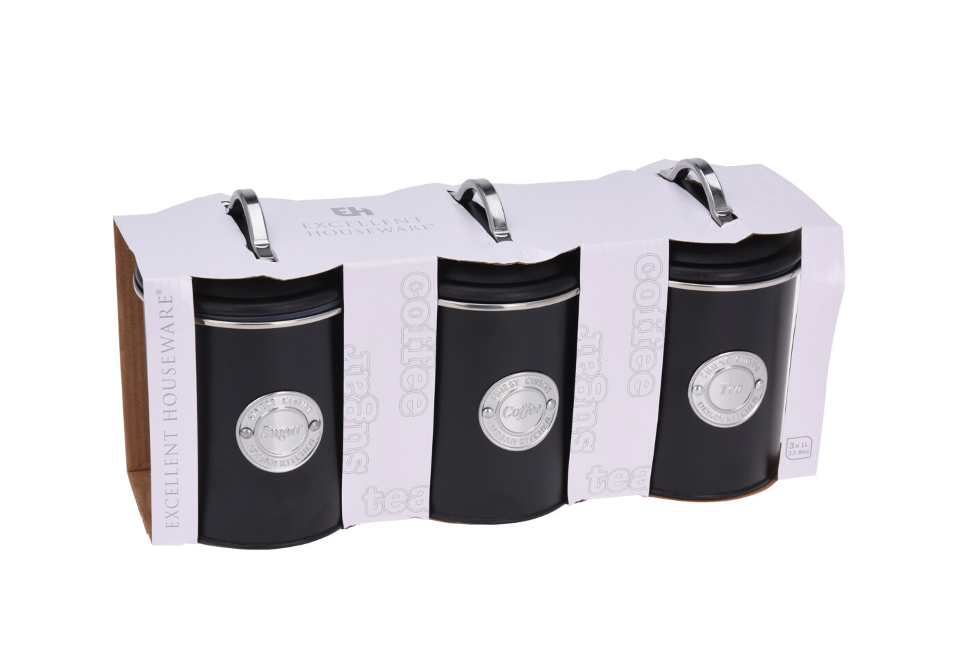 Vorratsdose Aluminium 3er Set