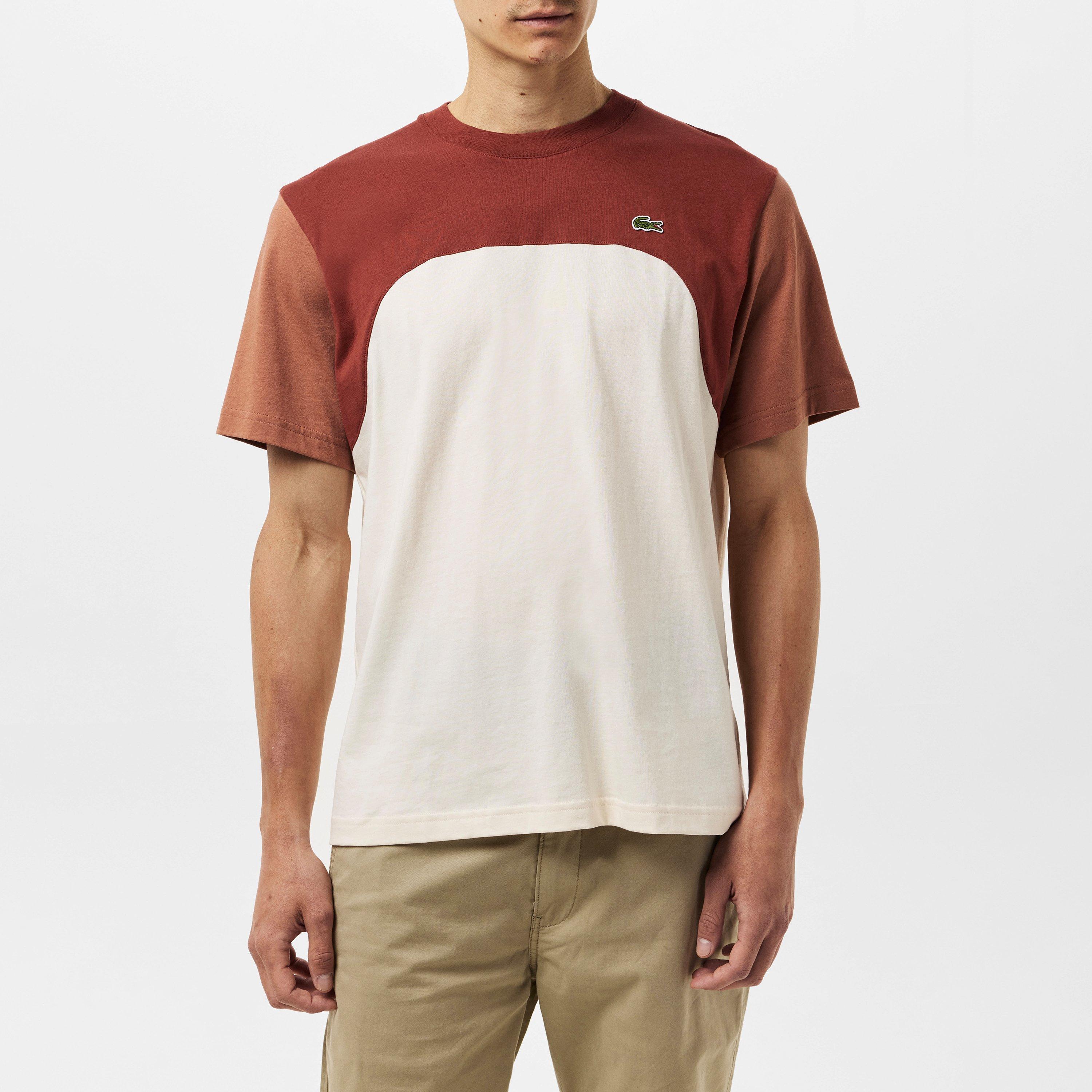 Lacoste Logo Colour Block T Shirt