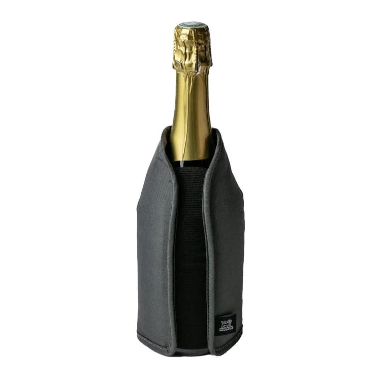 Coffret rafraichisseur Frizz gris et bouchon à champagne Line carbone
