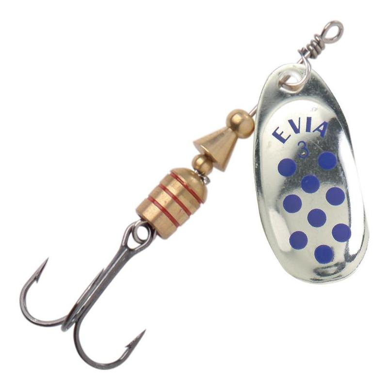 Cuiller Tournante Evia Dotty Mod 11 - Argent Points Bleus